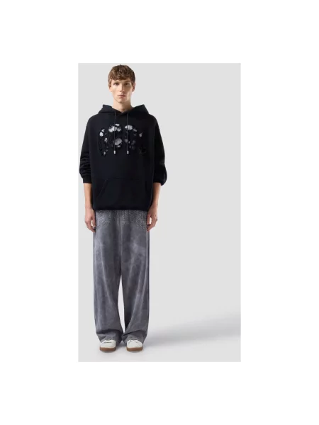Bluza z kapturem Gcds z kapturem z logo czarna