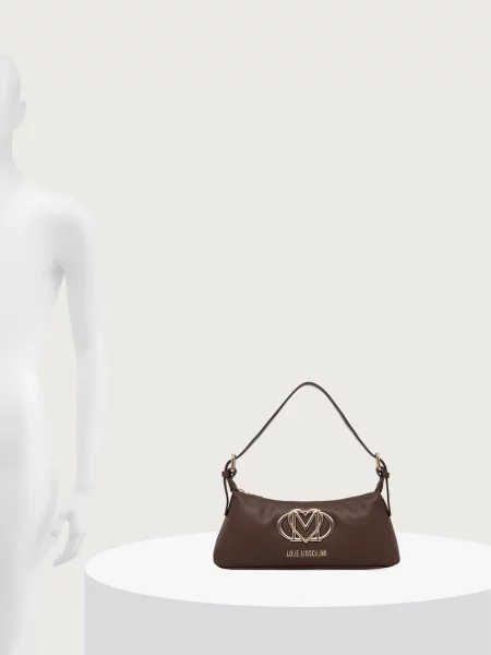 Кожаная сумка Love Moschino