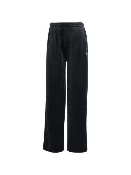 Pantaloni sport Adidas de catifea cu imagine cu model piele de șarpe violet