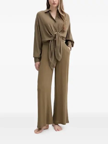 Pantaloni palazzo Guess verde