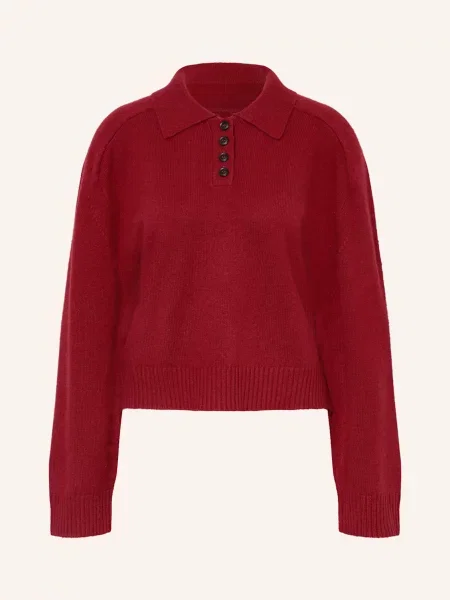 Loulou De Saison Sweter Z Kaszmiru Homere rot