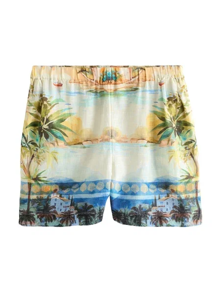 Next Pantaloni șamoa pastel / verde albastru