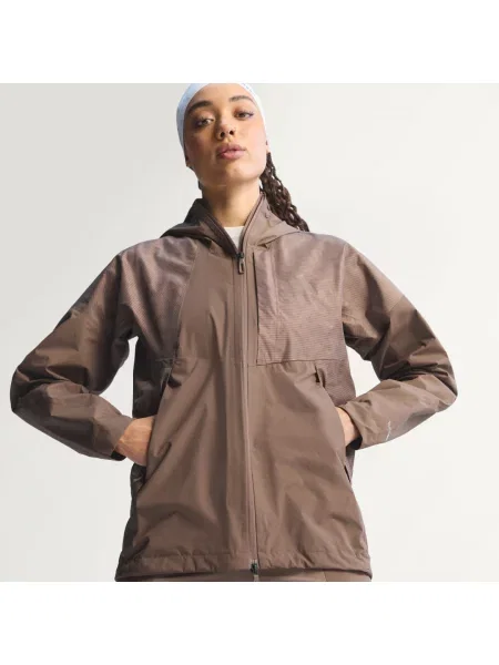 Bunda Terrex Xperior Layer Hybrid PRIMEKNIT CLIMAPROOF hnědá