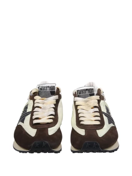 Top Golden Goose din piele de căprioară negru