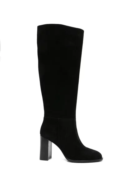 Botine Adrianna Feretti din piele de căprioară negru