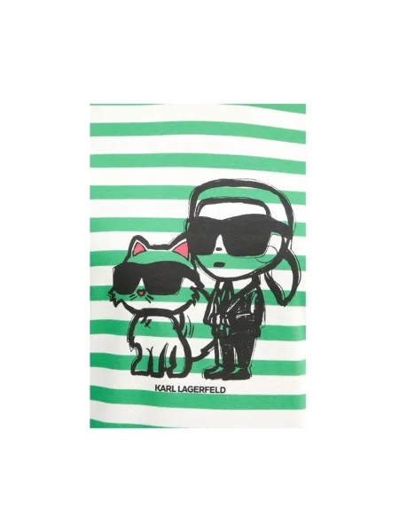 Długi top Karl Lagerfeld w paski