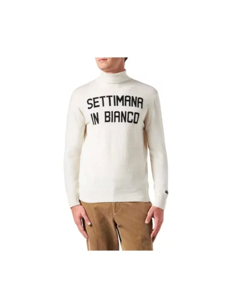 Sweter Mc2 Saint Barth biały