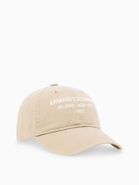 Armani Exchange Кепка бежевий