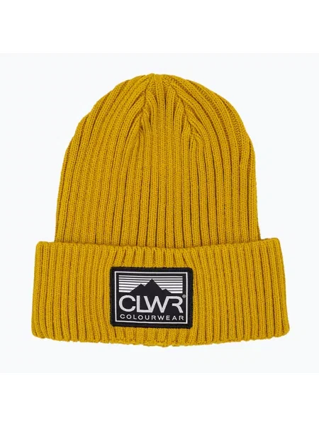 Шапка зимова Colourwear Bonk Badge yellow жовта