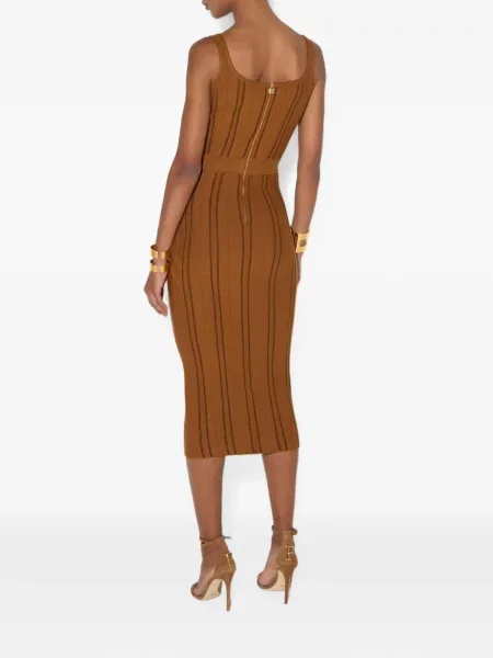 Rochie Elisabetta Franchi tricotate maro