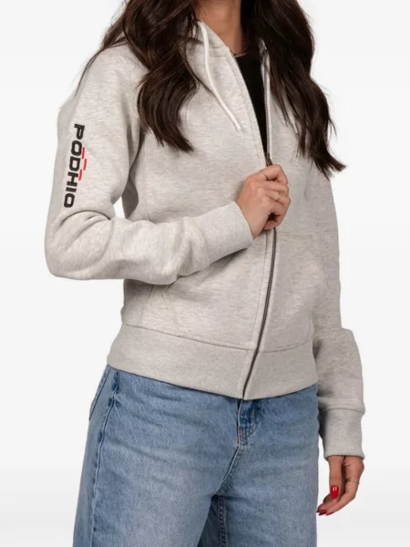 Hoodie Podhio με σχέδιο γκρι