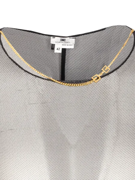 Body Elisabetta Franchi plasă negru