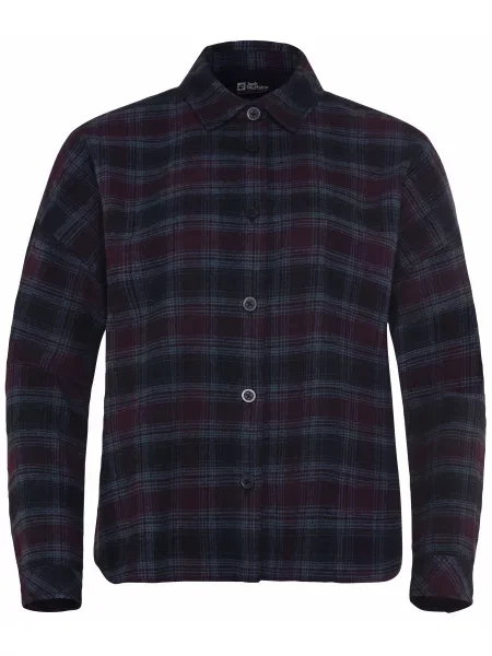 Рубашка Jack Wolfskin фиолетовая