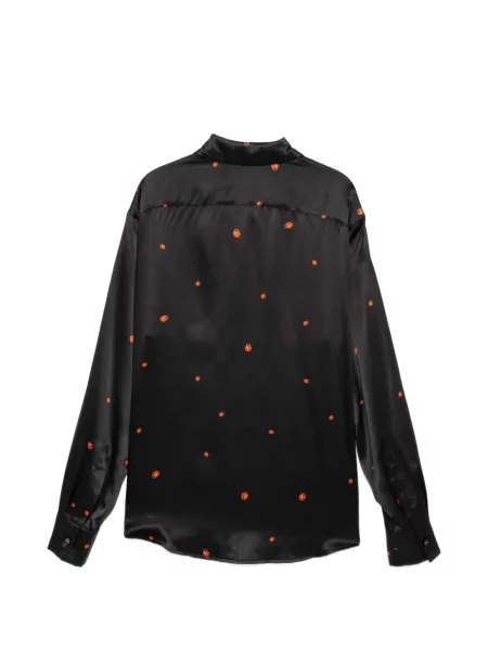 Bluză Cynthia Rowley cu imagine negru