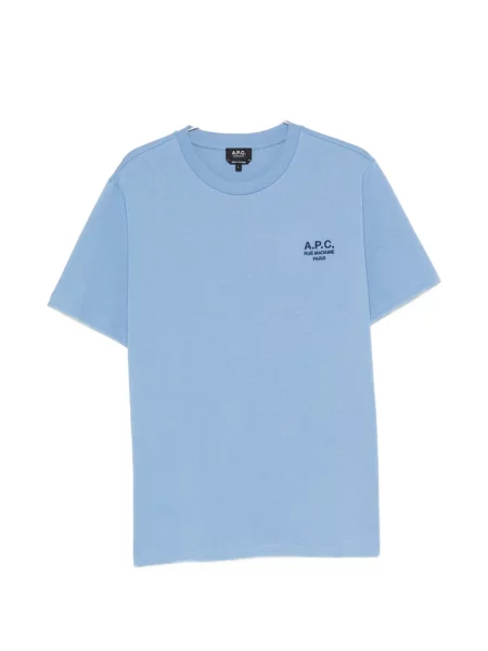Tricou A.p.c. cu imagine albastru