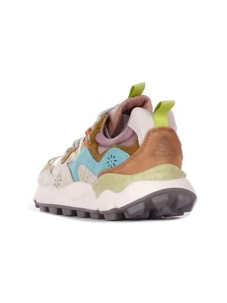 Pantofi Flower Mountain cu model floral bej