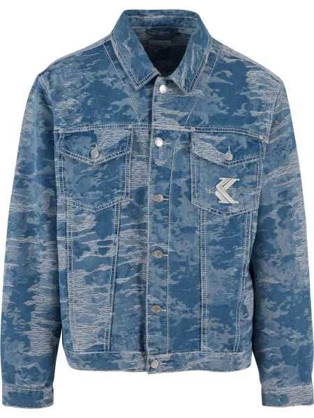 Karl Kani Geacă de primăvară-toamnă opal / denim albastru