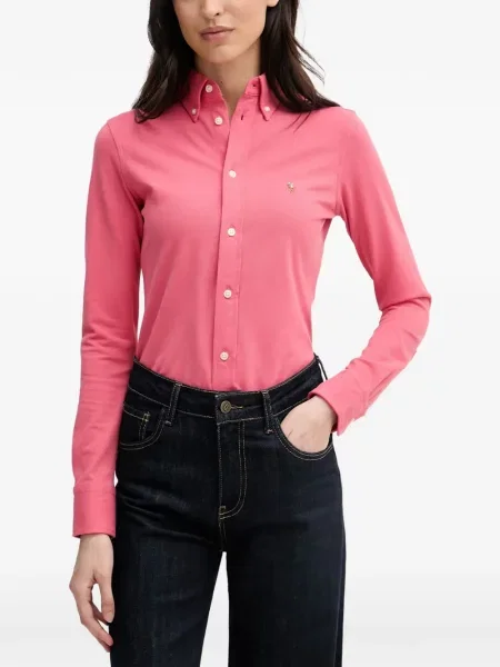 Papuci Polo Ralph Lauren din piele cu autograf cu cordon albastru