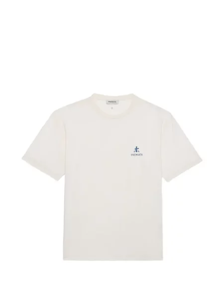 Tricou Premiata cu imagine cu decolteu rotund alb