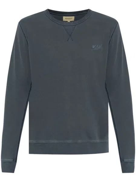 Hanorac Woolrich cu broderie albastru