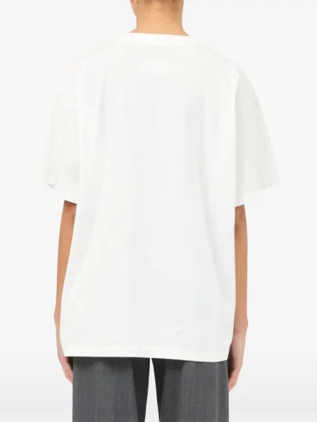 Tricou Mm6 Maison Margiela alb
