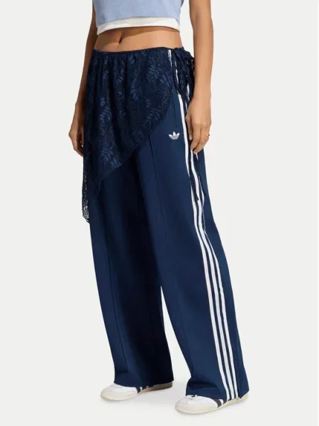 Fustă Adidas din dantelă alergare albastru