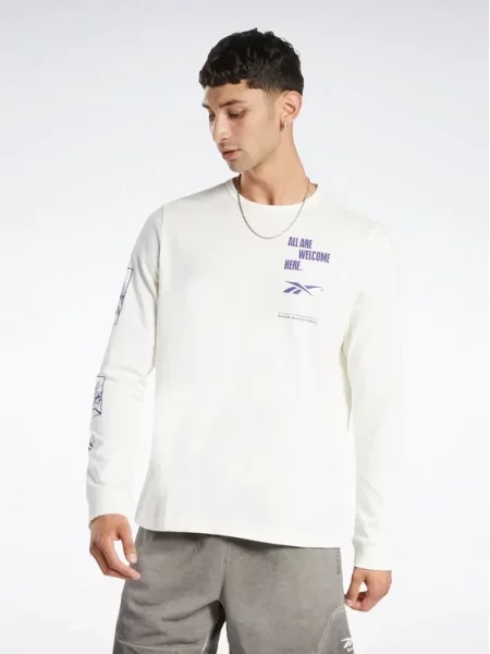 Baschet tricou cu mânecă lungă Reebok cu mâneci lungi lung