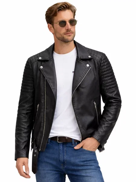 Geanta de piele J.style negru