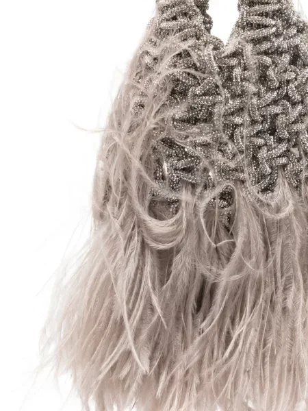 Mini geantă Hibourama mini argintiu