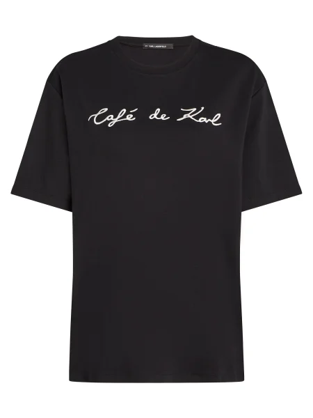 Karl Lagerfeld tricou din femei negru
