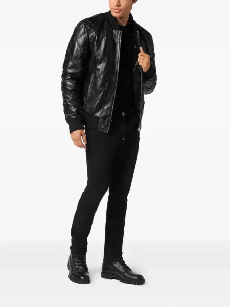 Bunda Philipp Plein čierna