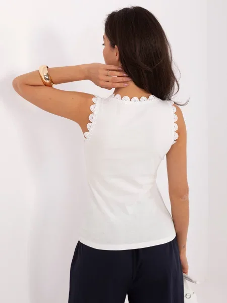 Gulerat top Italy Moda cu dungi negru