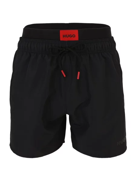 HUGO Plavecké šortky GALAXY' černá