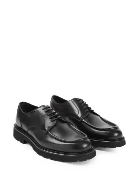 Pantofi derby Canali chunky negru