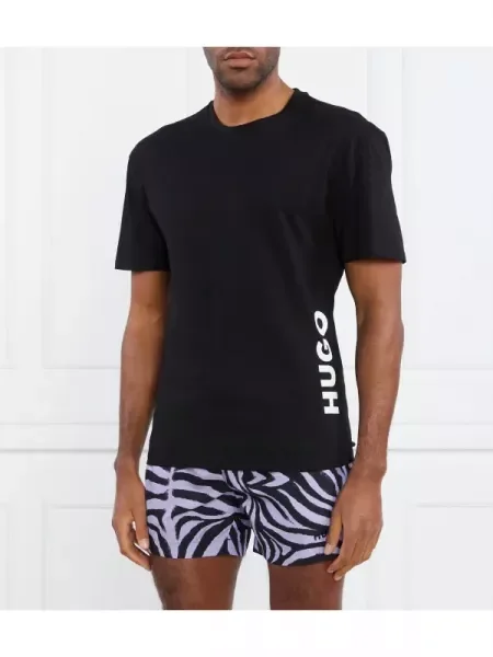 Hugo Bodywear Tricou | Relaxed fit negru