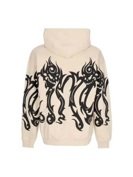 Bluza z kapturem Octopus z kapturem beżowa