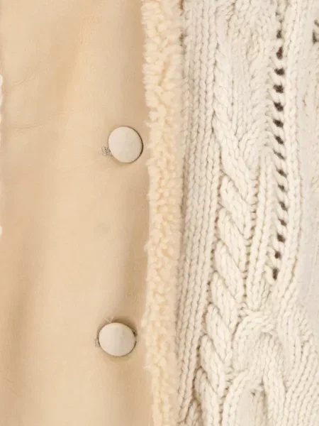 Gulerat cardigan Ermanno Scervino tricotate