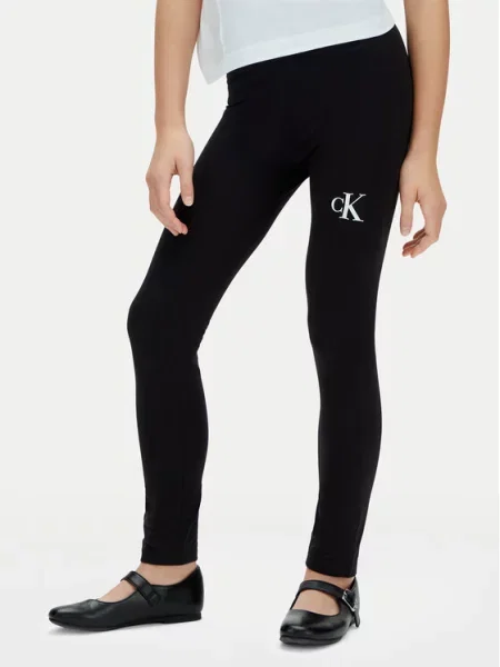 Calvin Klein Jeans Legginsy czarny