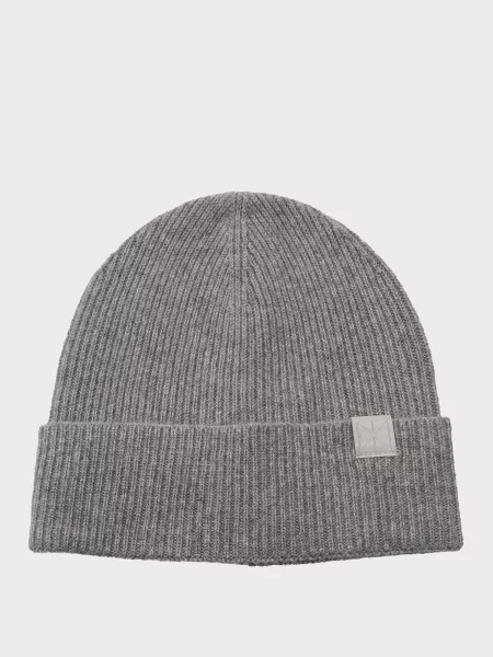 Кашемировая шапка Calvin Klein серая