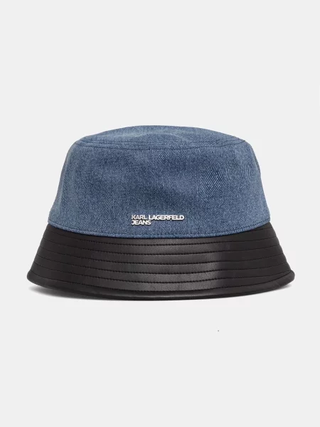 Karl Lagerfeld Jeans Bucket Hat pentru femei denim negru