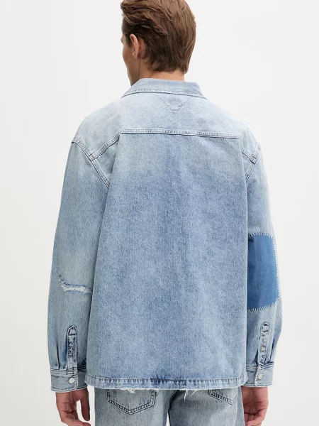 Tommy Jeans Koszula jeansowa niebieski