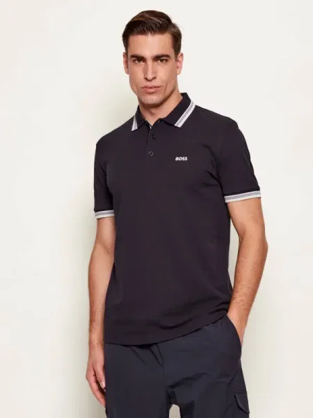 BOSS Tricou polo Paddy albastru