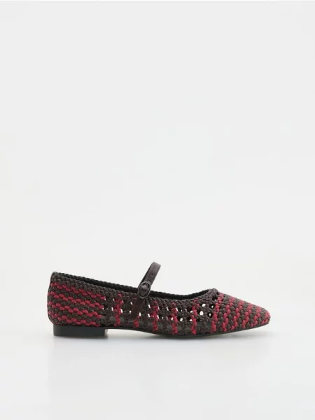 Плетеные балетки Reserved