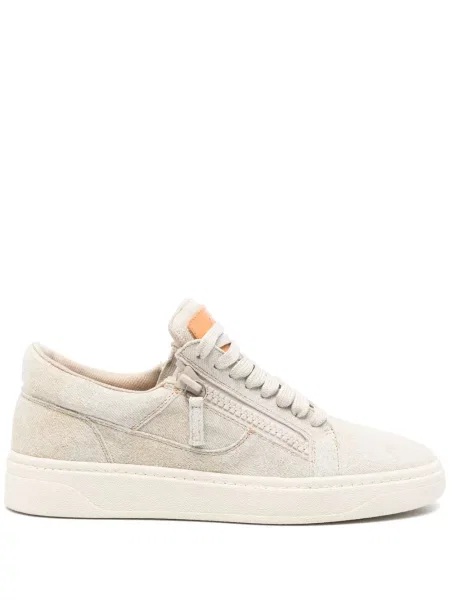 Sneakerși Giuseppe Zanotti din piele de căprioară