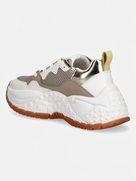 Sneakersy Armani Exchange sznurowane beżowe