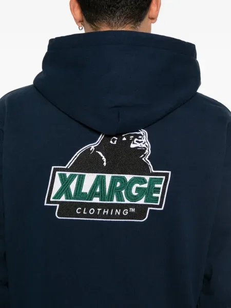 Hanorac cu glugă Xlarge albastru