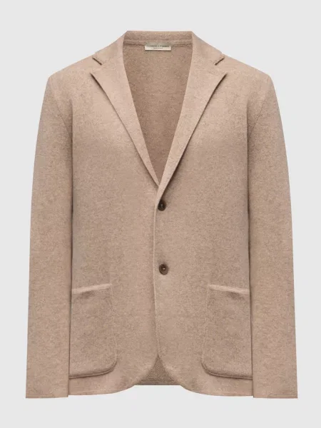 Кардиган з кашеміру Cashmere&whiskey бежевий