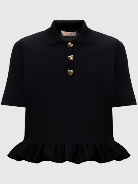 Поло Twinset черное