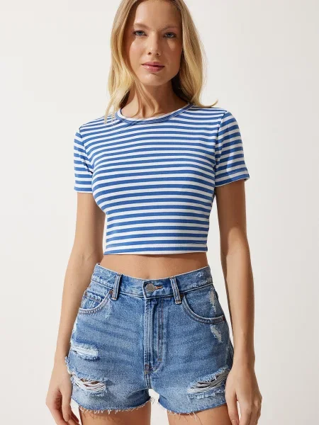 Happiness İstanbul Tricou albastru