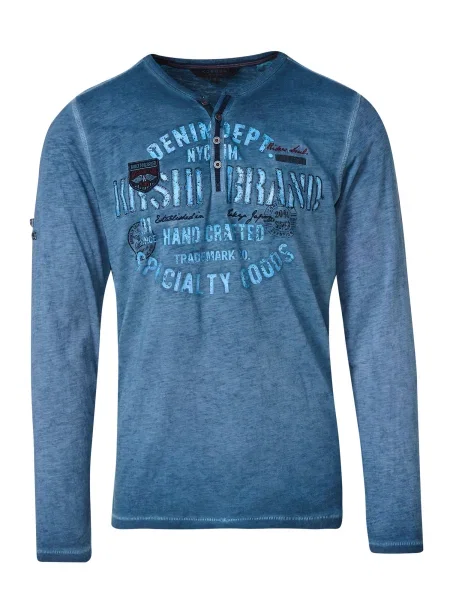 KOROSHI Póló indigó világoskék